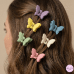 Pastel Flutter Mini Butterfly Clip Set (Pack of 6) - Image 3