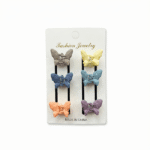 Pastel Flutter Mini Butterfly Clip Set (Pack of 6) - Image 2