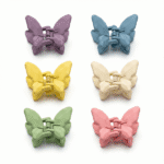 Pastel Flutter Mini Butterfly Clip Set (Pack of 6)