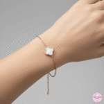 Rose Clover Charm Bracelet - Image 2