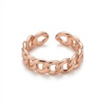 Chain Crush Open Ring
