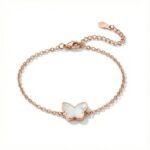 Flutter Pearl Butterfly Bracelet