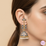 Dusky Petal Jhumka - Image 2