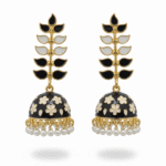 Midnight Bloom Jhumka