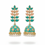 Mint Petal Jhumka